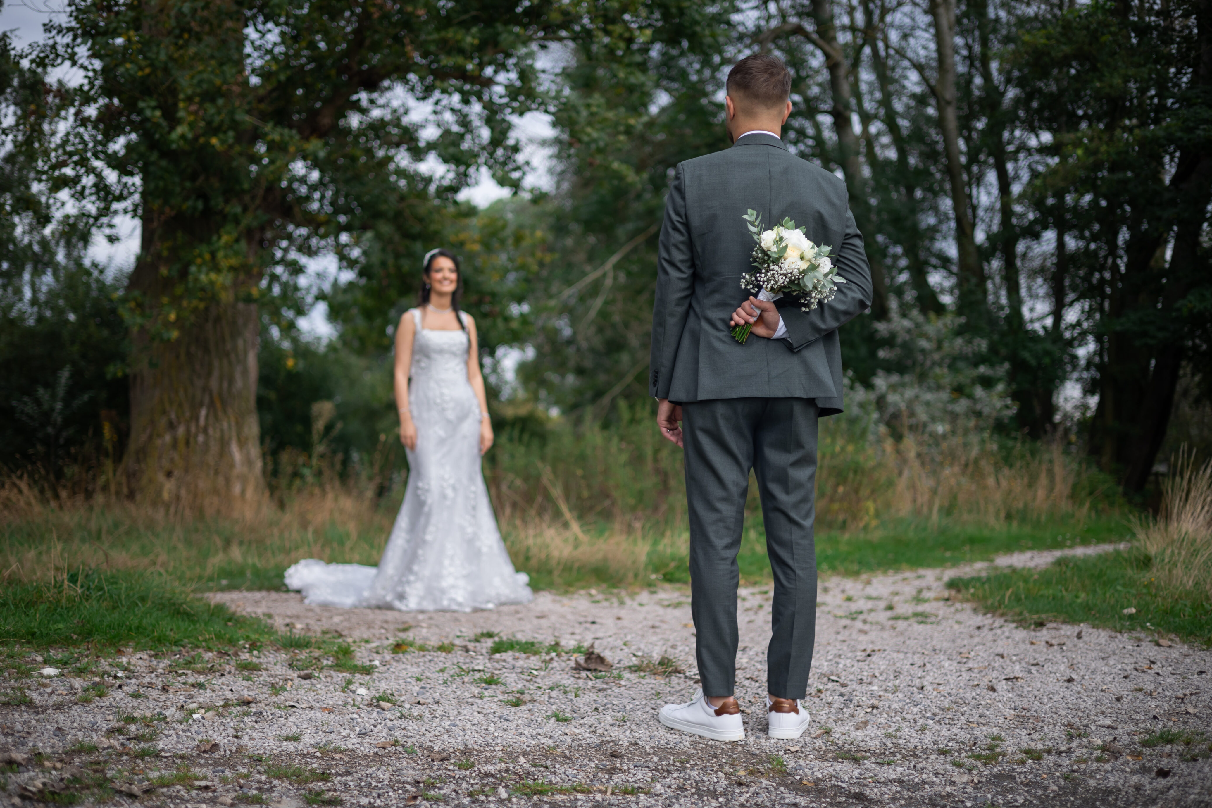 Découverte des mariés lors d'un mariage dans les Hauts-de-France